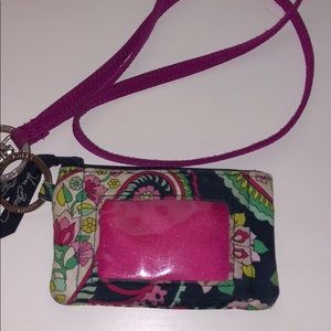 Vera Bradley lanyard & ID holder